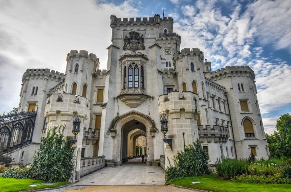 Hluboká Castle, Hluboká nad Vltavou, South Bohemia, Czech Republic (Czechia)